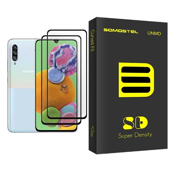 محافظ صفحه نمایش سوماستل مدل SD Glass MIX002 مناسب برای گوشی موبایل سامسونگ Galaxy A90 5G بسته دو عددی