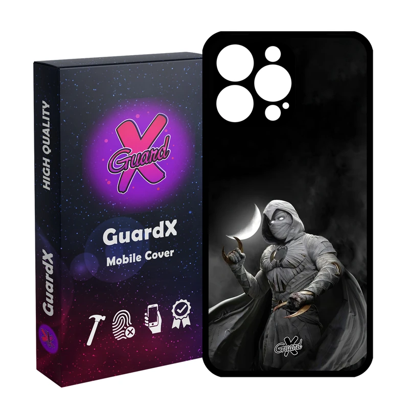 کاور گارد ایکس طرح Moon Knight مدل Glass10482 مناسب برای گوشی موبایل اپل iPhone 14 Pro Max