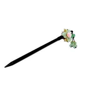 گیره مو زنانه مدل چوبی دست ساز کد 0115