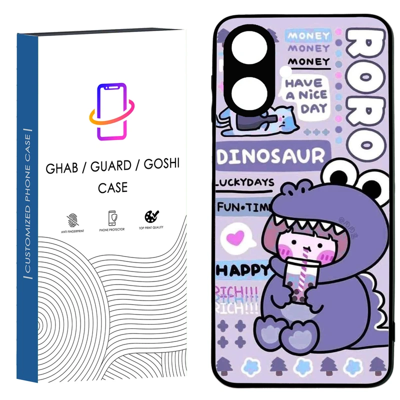 کاور قاب گارد گوشی طرح دخترانه کد 84 - TPU مناسب برای گوشی موبایل سامسونگ Galaxy A06