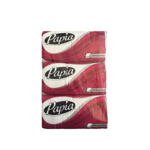 دستمال کاغذی 250 برگ پاپیا مدل Soft بسته 3 عددی