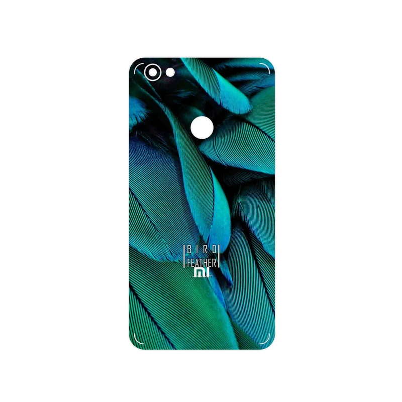 برچسب پوششی ماهوت مدل Green Feather مناسب برای گوشی موبایل شیائومی Redmi Note 5A Prime