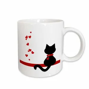 ماگ سرامیکی طرح گربه کد 42