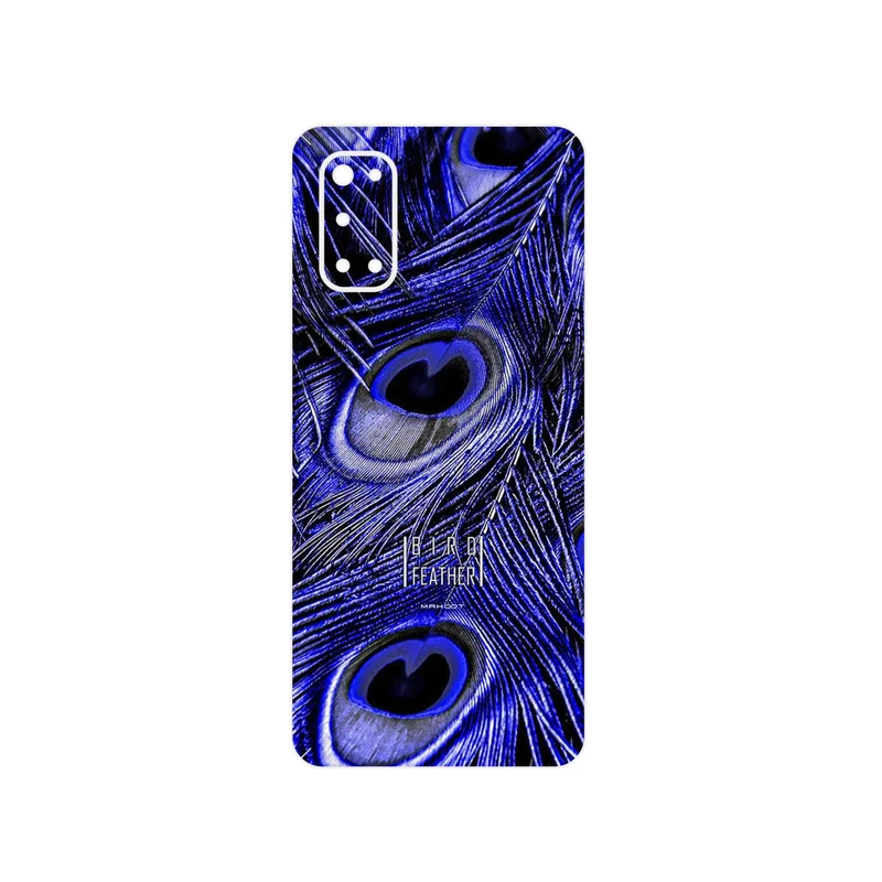 برچسب پوششی ماهوت مدل Purple Feather مناسب برای گوشی موبایل ریلمی 7 Pro