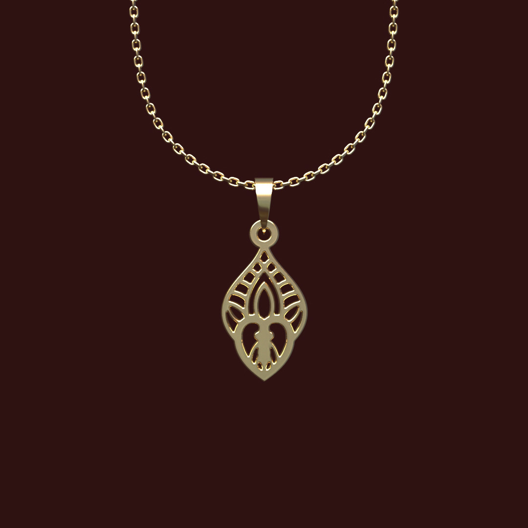 گردنبند طلا 18 عیار زنانه مدوپد مدل هندسی کد W2-1-1135 گردنبند طلا 18 عیار زنانه مدوپد مدل هندسی کد W2-1-1135