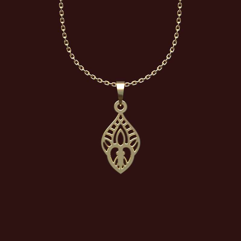 گردنبند طلا 18 عیار زنانه مدوپد مدل هندسی کد W2-1-1135 گردنبند طلا 18 عیار زنانه مدوپد مدل هندسی کد W2-1-1135