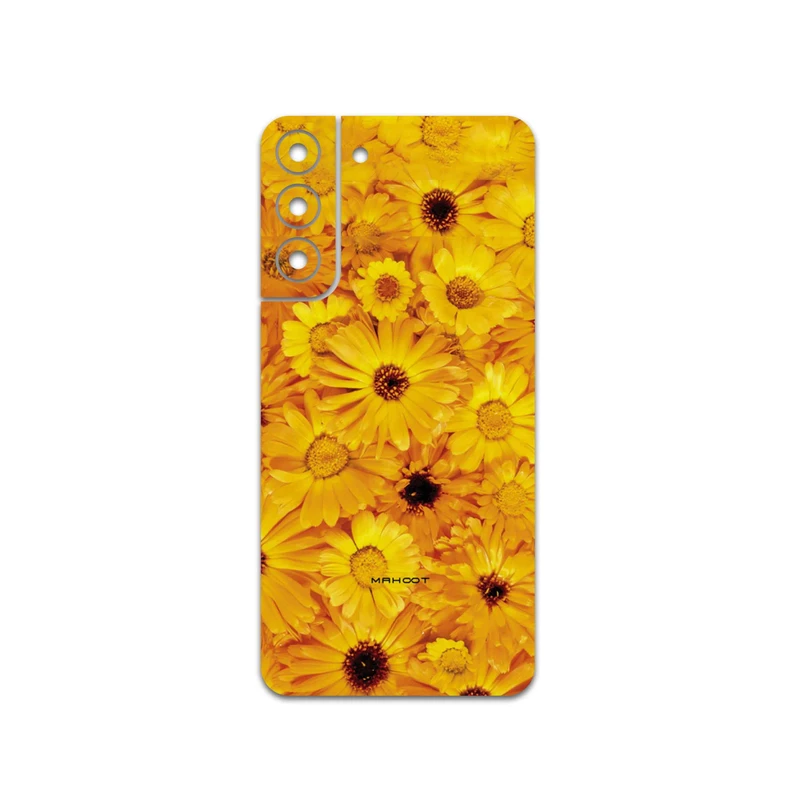 برچسب پوششی ماهوت مدل Yellow-Flower مناسب برای گوشی موبایل سامسونگ Galaxy S22 Plus 5G
