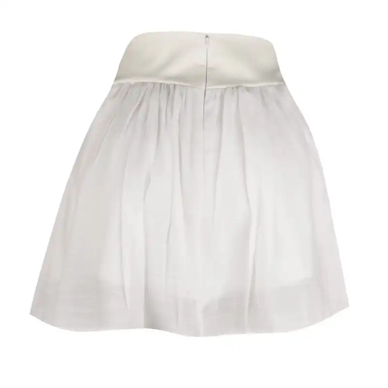 دامن چین‌دار زنانه مدل اسلپ کوتاه