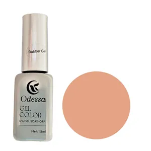 بیلدر ژل کاشت ناخن ادسا مدل رابر شماره ۶ حجم ۱۵ میلی لیتر رنگ نسکافه ای