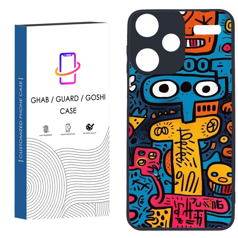 کاور قاب گارد گوشی طرح فانتزی کد 34 - TPU مناسب برای گوشی موبایل شیائومی Redmi Note 13 Pro Plus