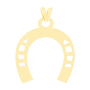 آویز گردنبند طلا 18 عیار زنانه الن نار مدل طرح نعل ELN3073