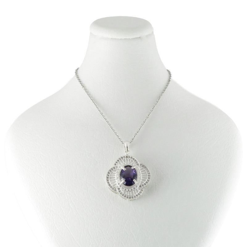 گردنبند نقره زنانه مدل AV177N-S12 C4