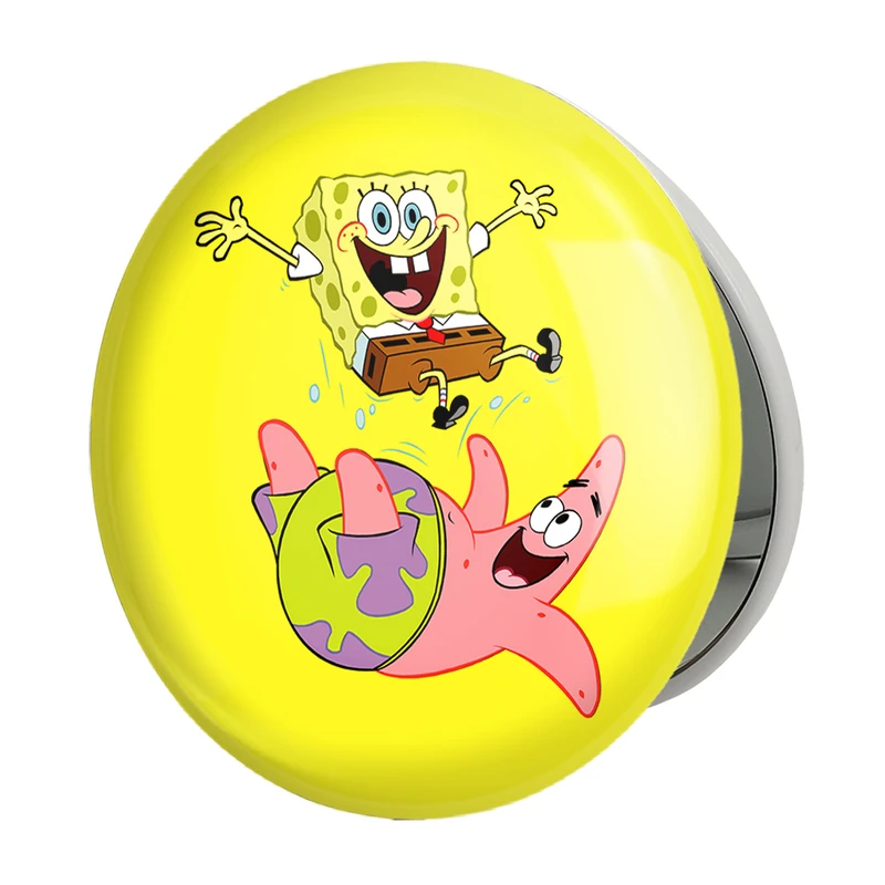 آینه جیبی خندالو طرح باب اسفنجی مدل تاشو کد 1332 