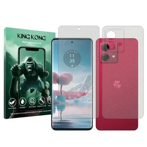 King Kong Tough model matte screen protector suitable for Motorola Moto G84 mobile phone along with the back protector