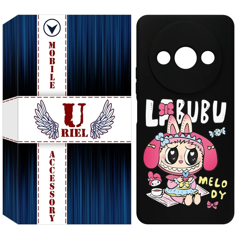 کاور یوریل قاب مدل KSH کد 140 طرح عروسک لبوبو مناسب برای گوشی موبایل شیائومی Redmi A3 / A3x