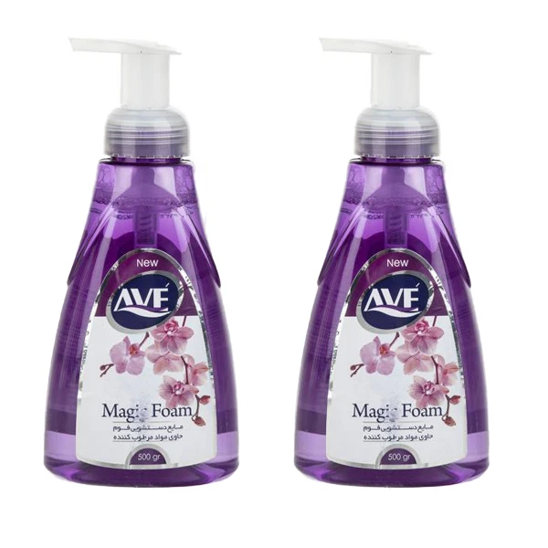فوم دستشویی اوه مدل purple وزن 500 گرم مجموعه 2 عددی