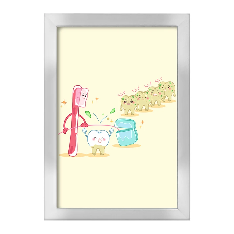 تابلو خندالو طرح دندان و دندان پزشکی کودکانه کد 36719