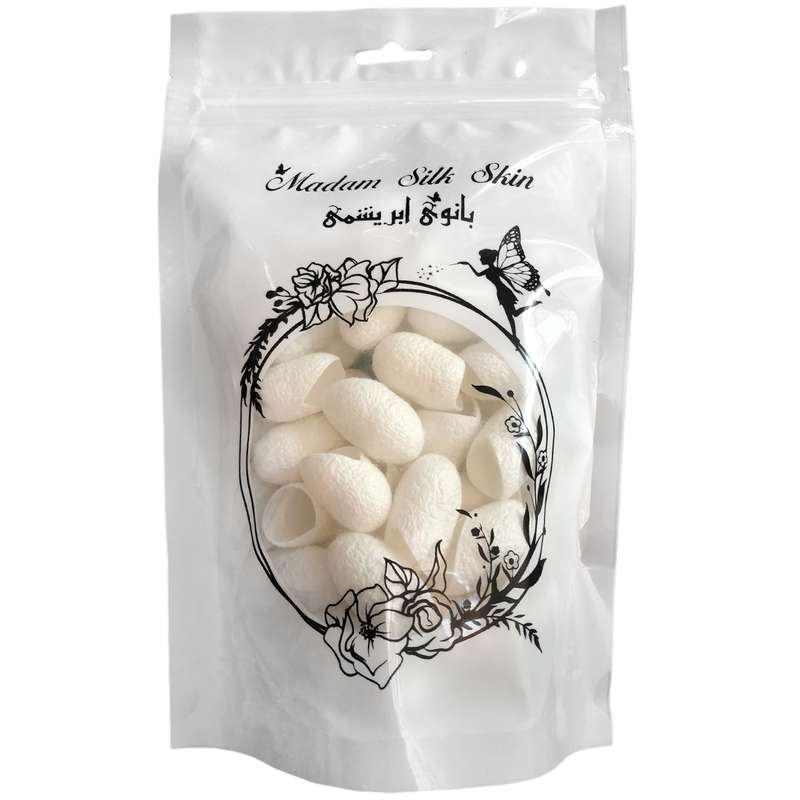 پيله ابريشم بانوي ابريشمي كد W-W-100 بسته 100عددي 