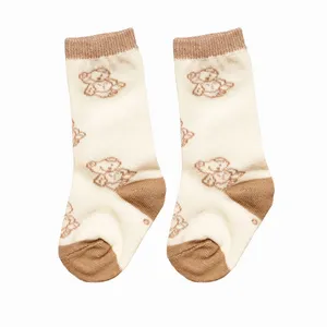 جوراب ساق بلند نوزادی دوازده مدل اسپرت طرح خرس