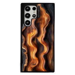 AKAM AMC-WSGS22U-WOOD-16 Cover For Samsung Galaxy S22 Ultra