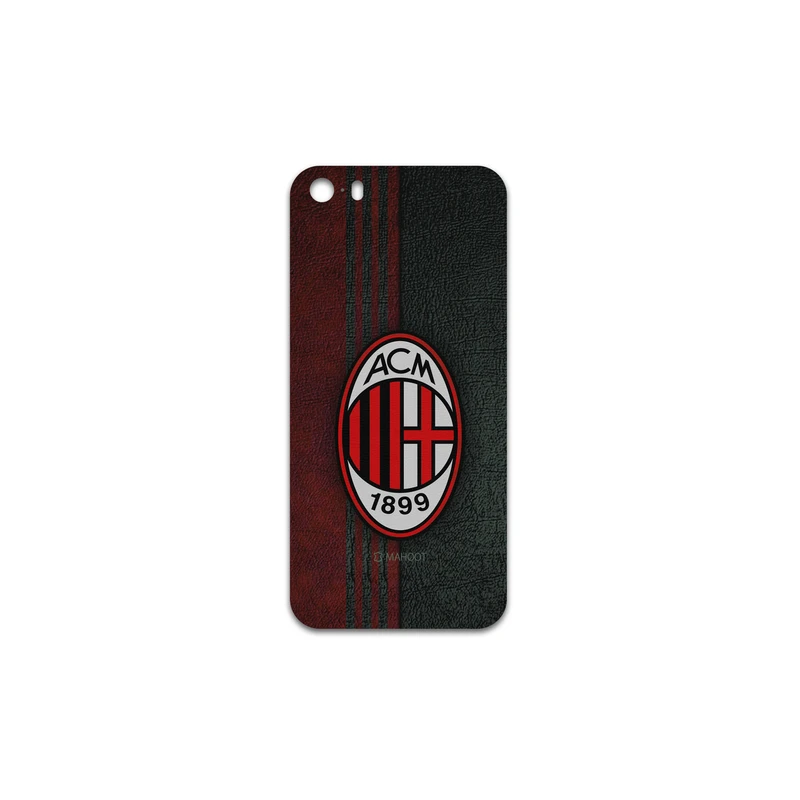 برچسب پوششی ماهوت مدل AC-Milan-FC مناسب برای گوشی موبایل اپل iPhone 5s