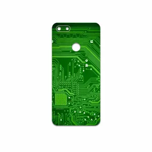 MAHOOT Green Printed Circuit Board Cover Sticker for Motorola Moto E6 Play