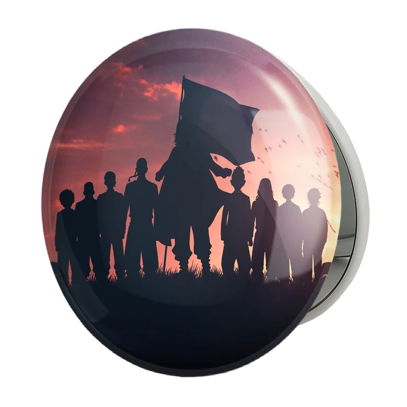 آینه جیبی خندالو طرح تومان انیمه توکیو ریونجرز مدل تاشو کد 11156 