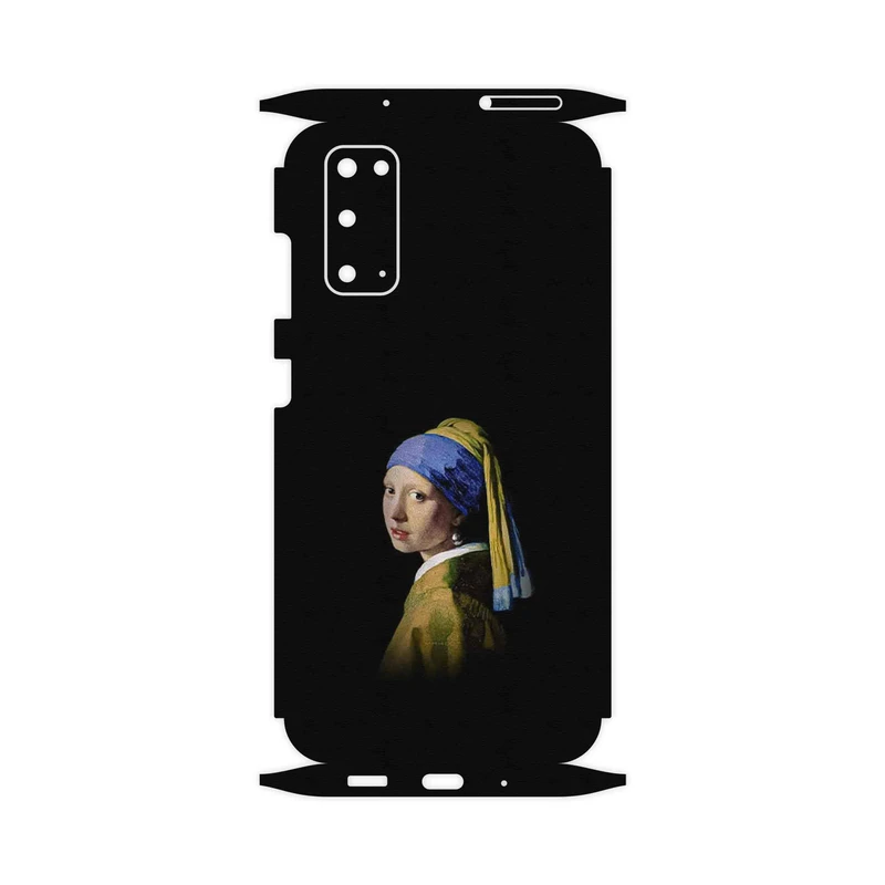 برچسب پوششی ماهوت مدل Girl with a Pearl Earring of Vermeer-FullSkin مناسب برای گوشی موبایل سامسونگ Galaxy S20