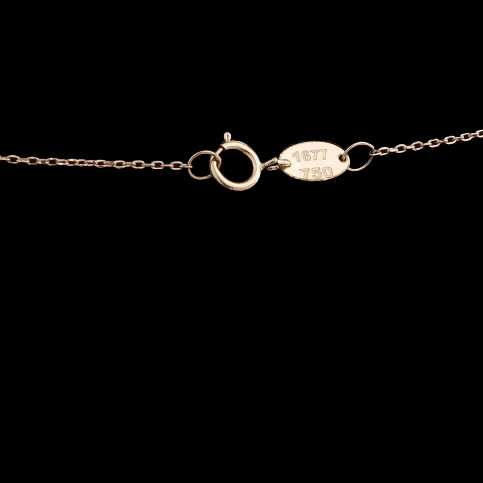 گردنبند طلا 18 عیار زنانه روبی آرت گالری مدل 21296787 -  - 2