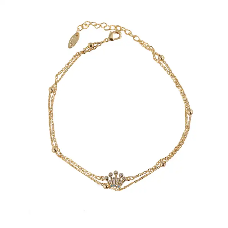 پابند زنانه وای اس ایکس مدل تاج کد FF148