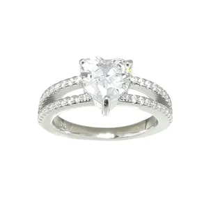 انگشتر نقره زنانه مدل لاو  کد 150