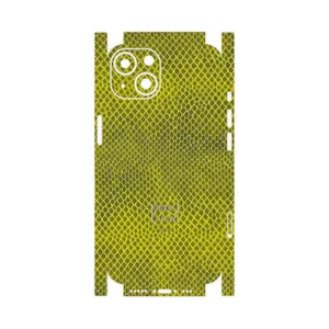 MAHOOT Yellow Snake Skin-FullSkin Cover Sticker for Apple iPhone 13