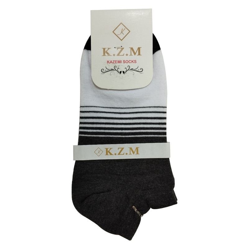 جوراب مردانه کاظمی مدل KZS-R4 رنگ سفید