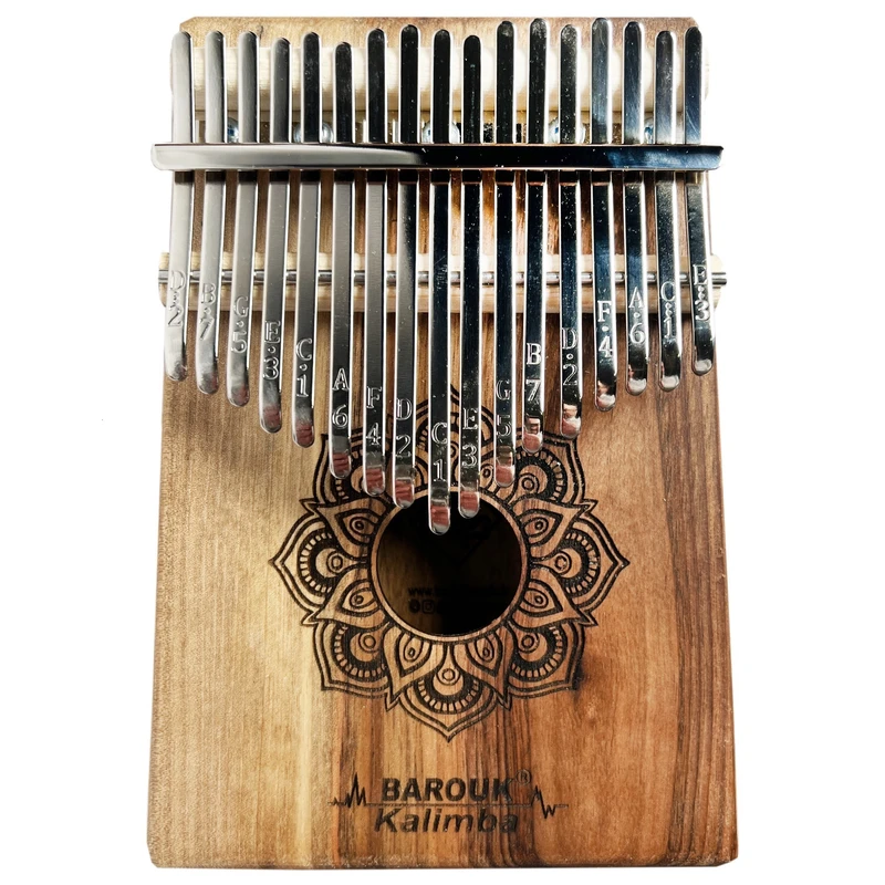 کالیمبا 17 تیغه مدل باروک طرح شکوفه زمستان