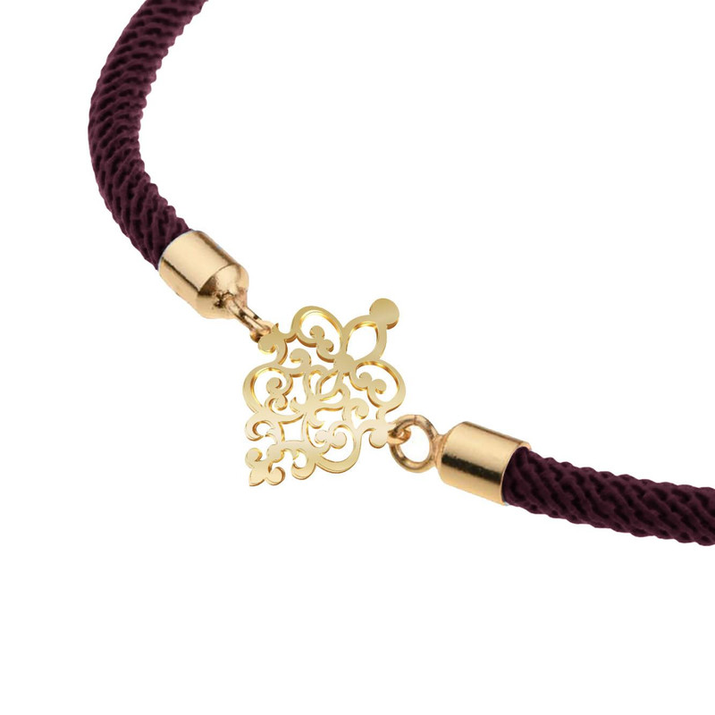 دستبند طلا 18 عیار زنانه مدوپد مدل اسلیمی کد D11-10696