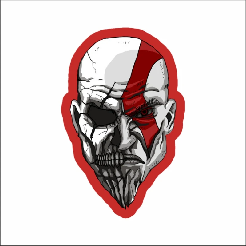 برچسب بدنه خودرو طرح god of war کد z43 