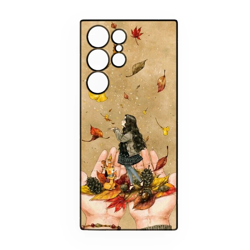 کاور طرح دخترانه کد 262 مناسب برای گوشی موبایل سامسونگ Galaxy S25 Ultra