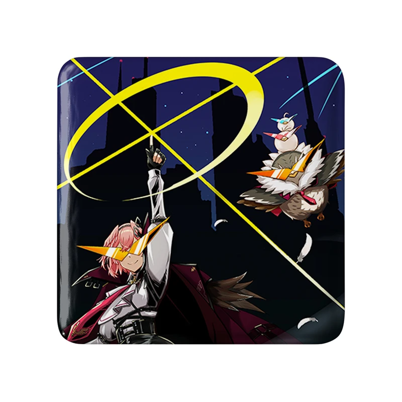 مگنت خندالو طرح تاکانا انیمه گورن لاگان مدل مربعی کد 32279