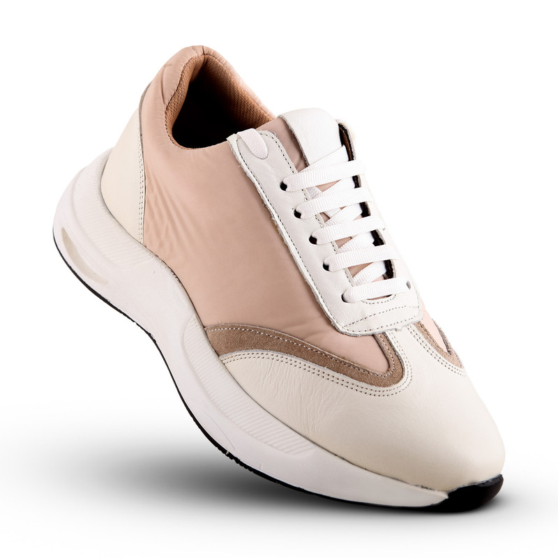 کفش روزمره زنانه چرم یلسان مدل زویا کد 672-GN-10