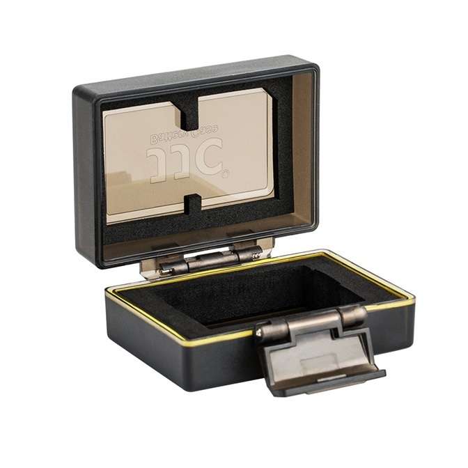 کیف محافظ باتری و کارت حافظه جی جی سی مدل BC-NPFW50 مناسب برای دوربین سونی FW50 کیف محافظ باتری و کارت حافظه جی جی سی مدل BC-NPFW50 مناسب برای دوربین سونی FW50