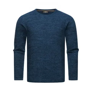 پلیور یقه گرد مردانه اسموگ مدل BLU-NIGHTS