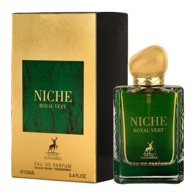 ادو پرفیوم الحمبرا مدل Niche Royale Vert حجم 100 میلی لیتر