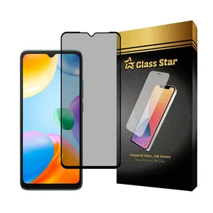 Glass Star PRIVFULLG Screen Protector For Xiaomi Redmi 10C / Redmi 10 India / Redmi 10 Power / Redmi 12C / Poco C55 / Redmi A3