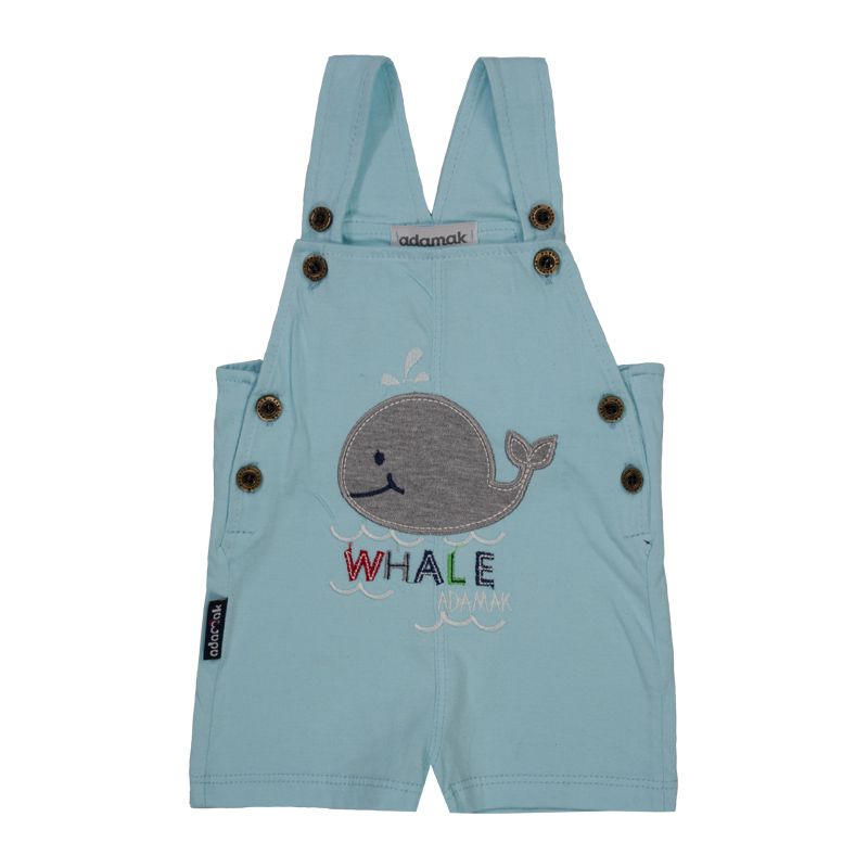 ست تی شرت و سرهمی نوزادی آدمک مدل نهنگ فیروزه ای کد 186899 -  - 9