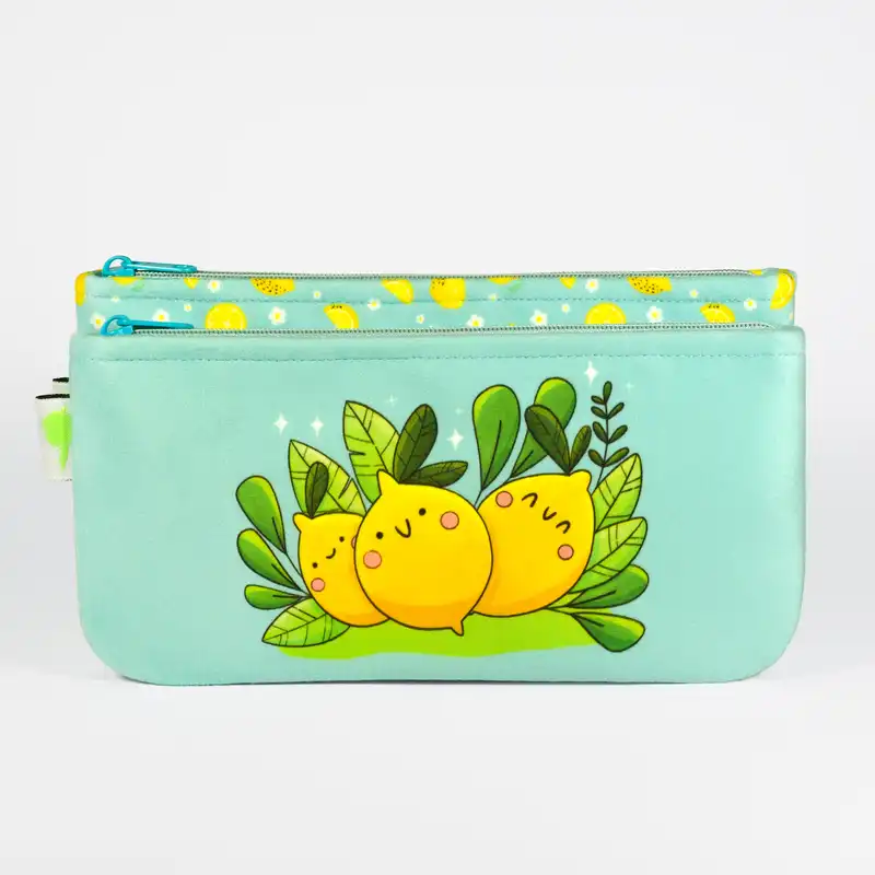 جامدادی طوطی دیزاین طرح لیمو مدل دوقلو Milky-05