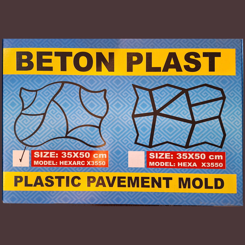 قالب سنگفرش بتن پلاست کد HEXA X3550 قالب سنگفرش بتن پلاست کد HEXA X3550