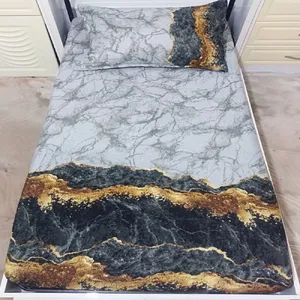 سرویس ملحفه مدل سنگ یک نفره 2 تکه