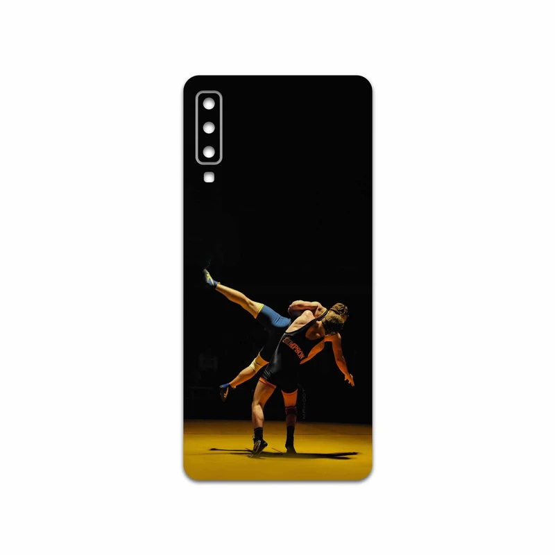 برچسب پوششی ماهوت مدل Wrestling مناسب برای گوشی موبایل سامسونگ Galaxy A7 2018