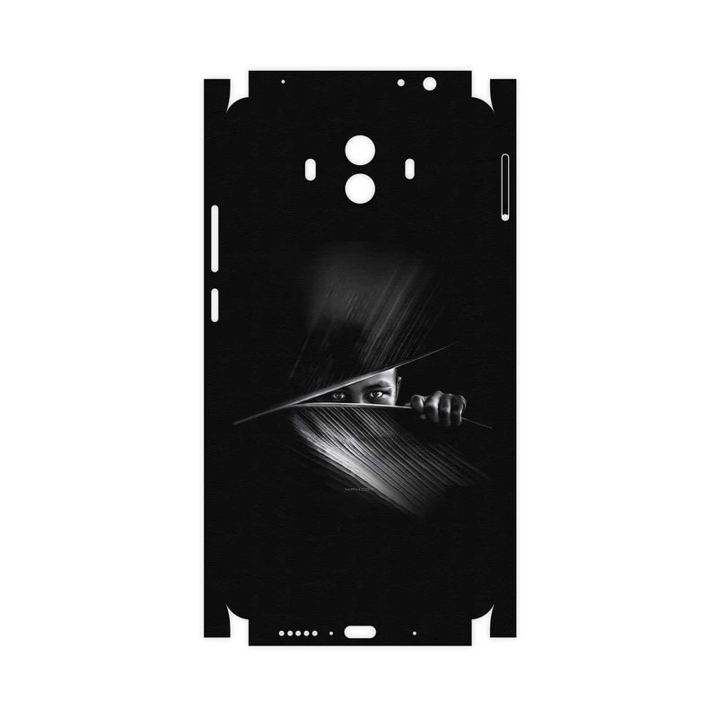 برچسب پوششی ماهوت مدل Black Portrait-FullSkin مناسب برای گوشی موبایل هوآوی Mate 10