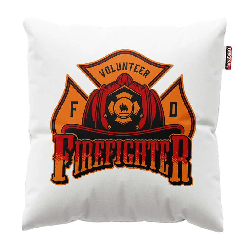 کوسن پاد آفرین مدل آتش نشان کد PK301853 سایز 30*30 سانتی متر